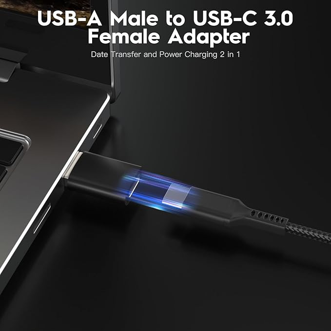 ADAPTATEUR USB-C vers USB-A (femelle) AAPADF13GY GRIS_2