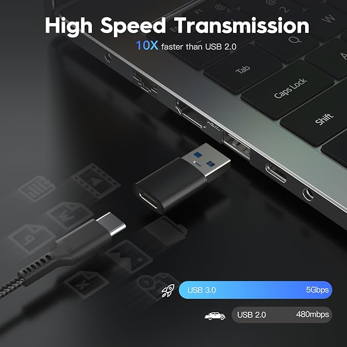 ADAPTATEUR USB-C vers USB-A (femelle) AAPADF13GY GRIS_3