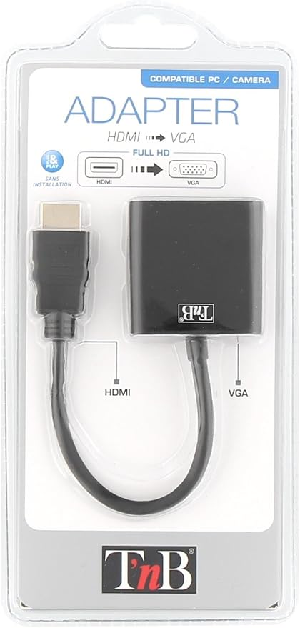 Convertisseur HDMI to HDMI+VGA HDTV ADAPTER TNB_2