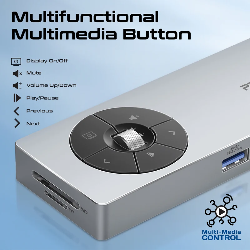 DOCKSTATION PROMATE HUB USB-C 4K 14 in1 100 W PD_3