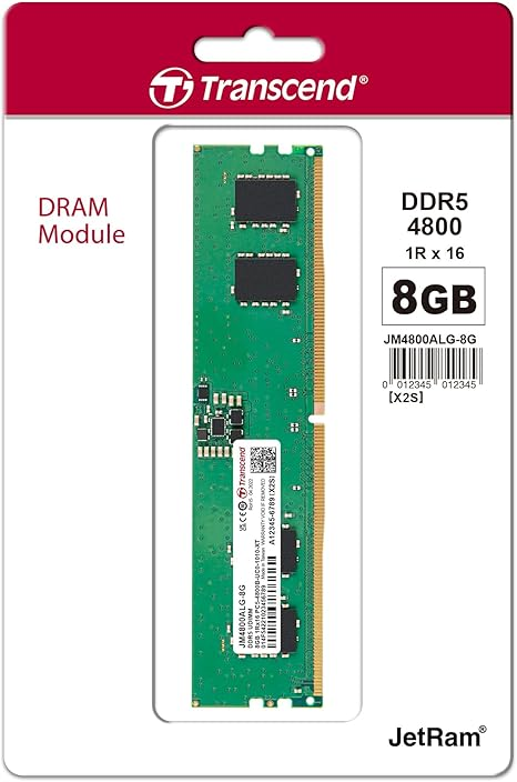 TRANSCEND 8GB DDR5 4800MHZ UDIMM_2