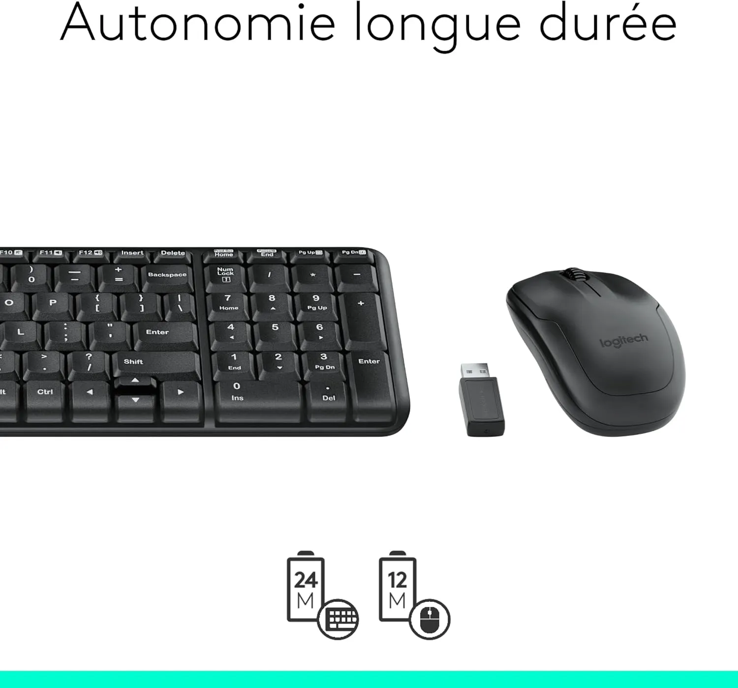 CLAVIER SOURIS COMBO LOGITECH MK220_2