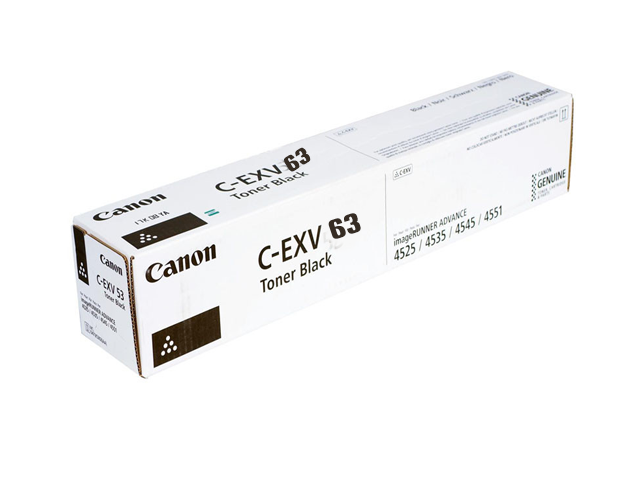 CANON CEXV 63 BLK TONER