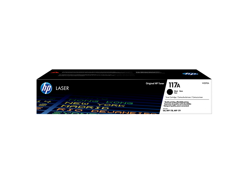 HP 117A BLK TONER (W2070A)