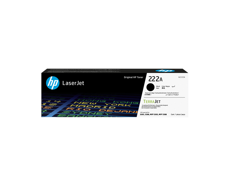 HP 222A BLK TONER (W2220A)
